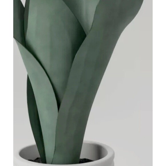 Threshold Snake Plant 9" Tabletop Indoor Faux Potted Houseplant - Set of 2 - Picture 3 of 6